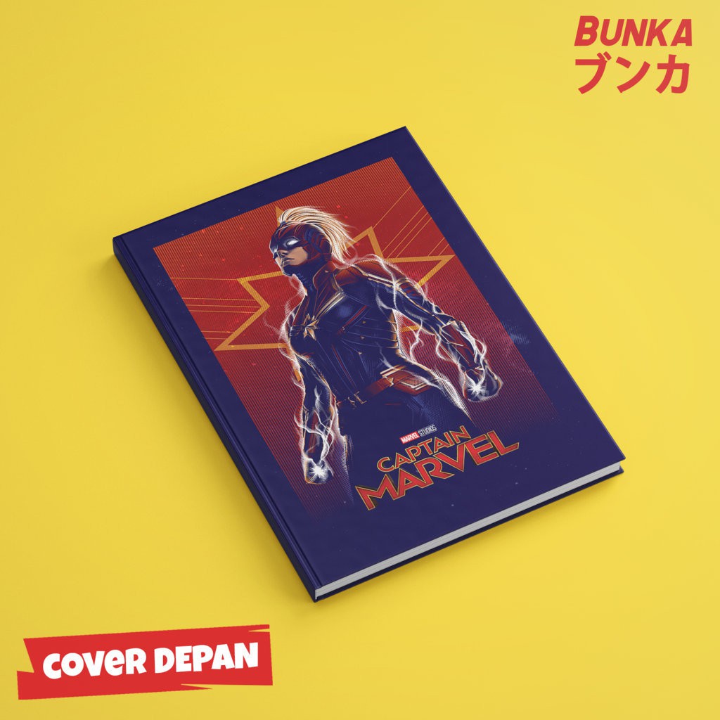 

Notebook Marvel Avenger Captain Marvel B Hardcover A5 Buku Tulis Catatan Note Agenda Planner Jurnal