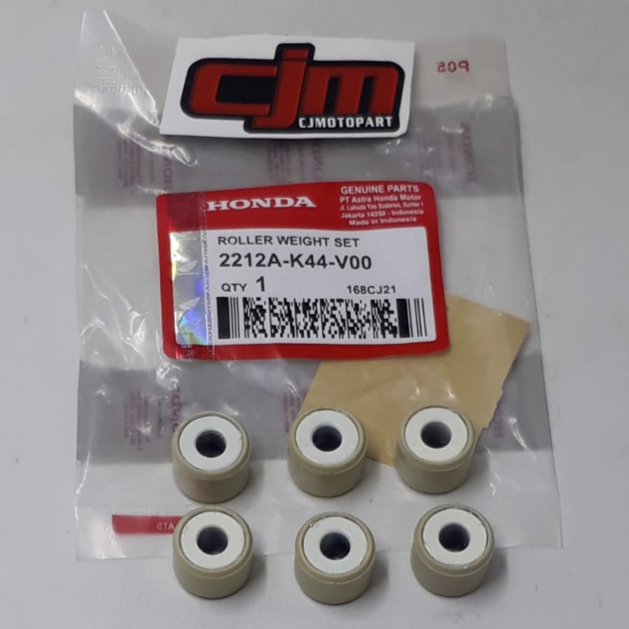 ROLLER WEIGHT SET HONDA BEAT POP K44 MURAH BERKUALITAS ORIGINAL