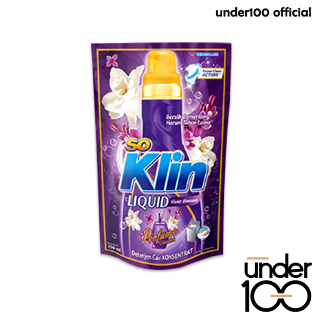 ❤ UNDER100 ❤ So Klin Liquid Anti Bacterial | Liquid Softergent 400ml | Soklin | Detergen Cair | Deterjen Cair Konsentrat Power Clean Action | Perfume Collection | Wings