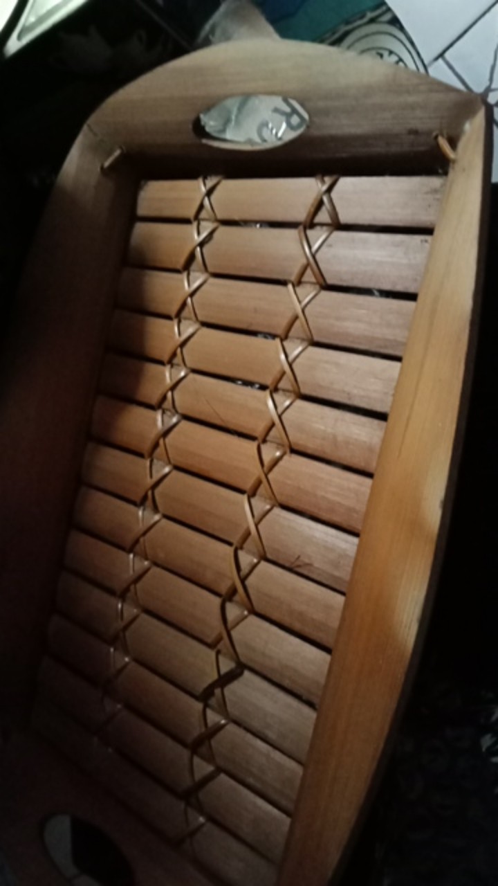 (np05) Nampan Bambu S Oval Datar 32 X 22 Cm