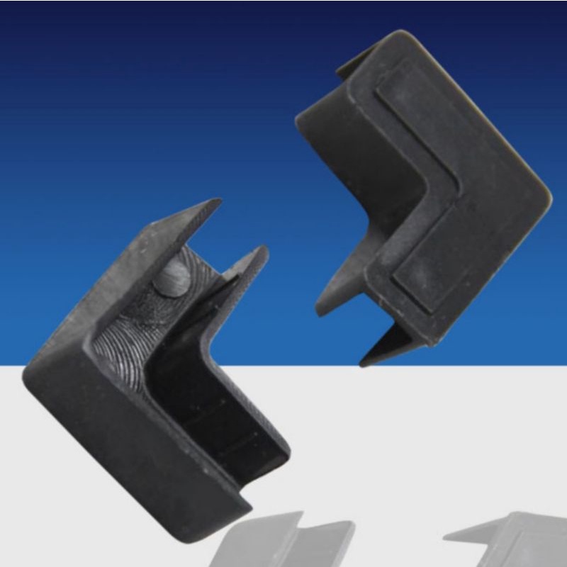 klem penguat siku kaca Akuarium / Aquarium /Aquascape Hitam