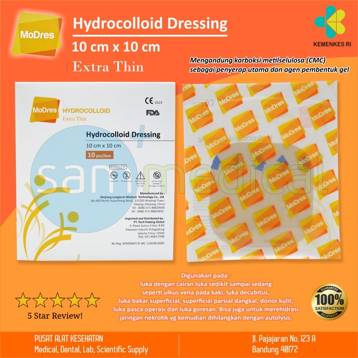 Modres Hydrocolloid Dressing 10x10cm