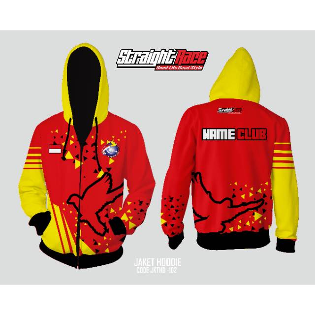 JAKET CUSTOM MERPATI BALAP SPRINT FULL PRINT