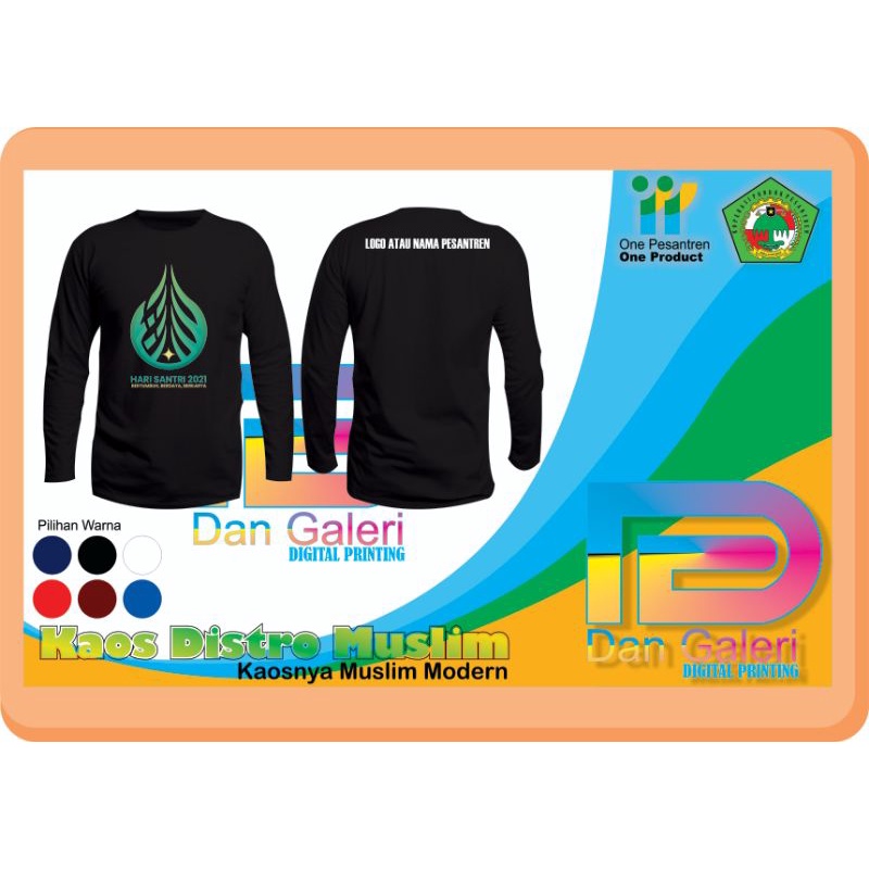 Kaos HSN Design RMI Lengan Panjang