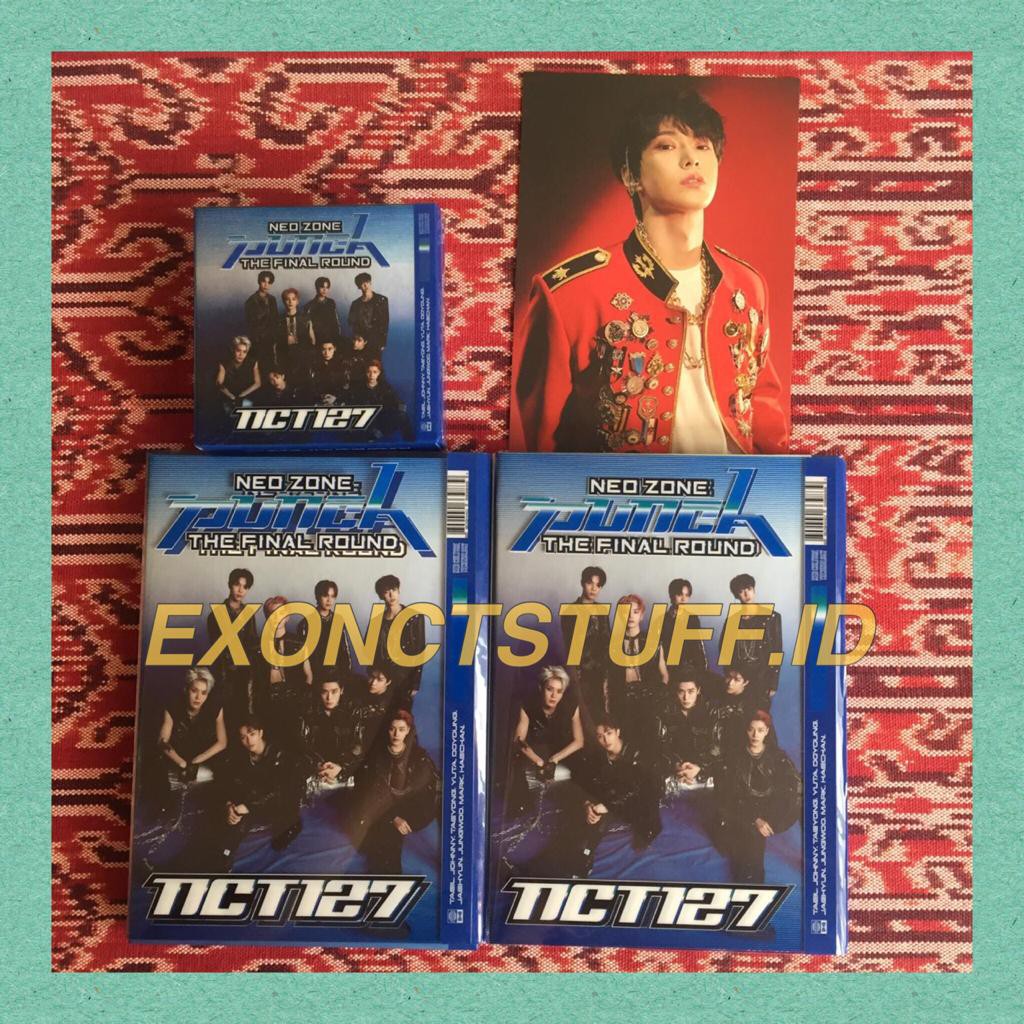 nct 127 album kihno 2nd player + folded poster, postcard doyoung