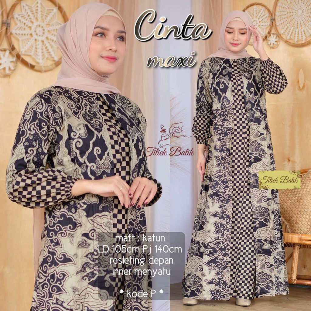  GAMIS  BATIK  MANGGAR PADI SEKAR CANTIK KUBIS KIPAS DAUN 