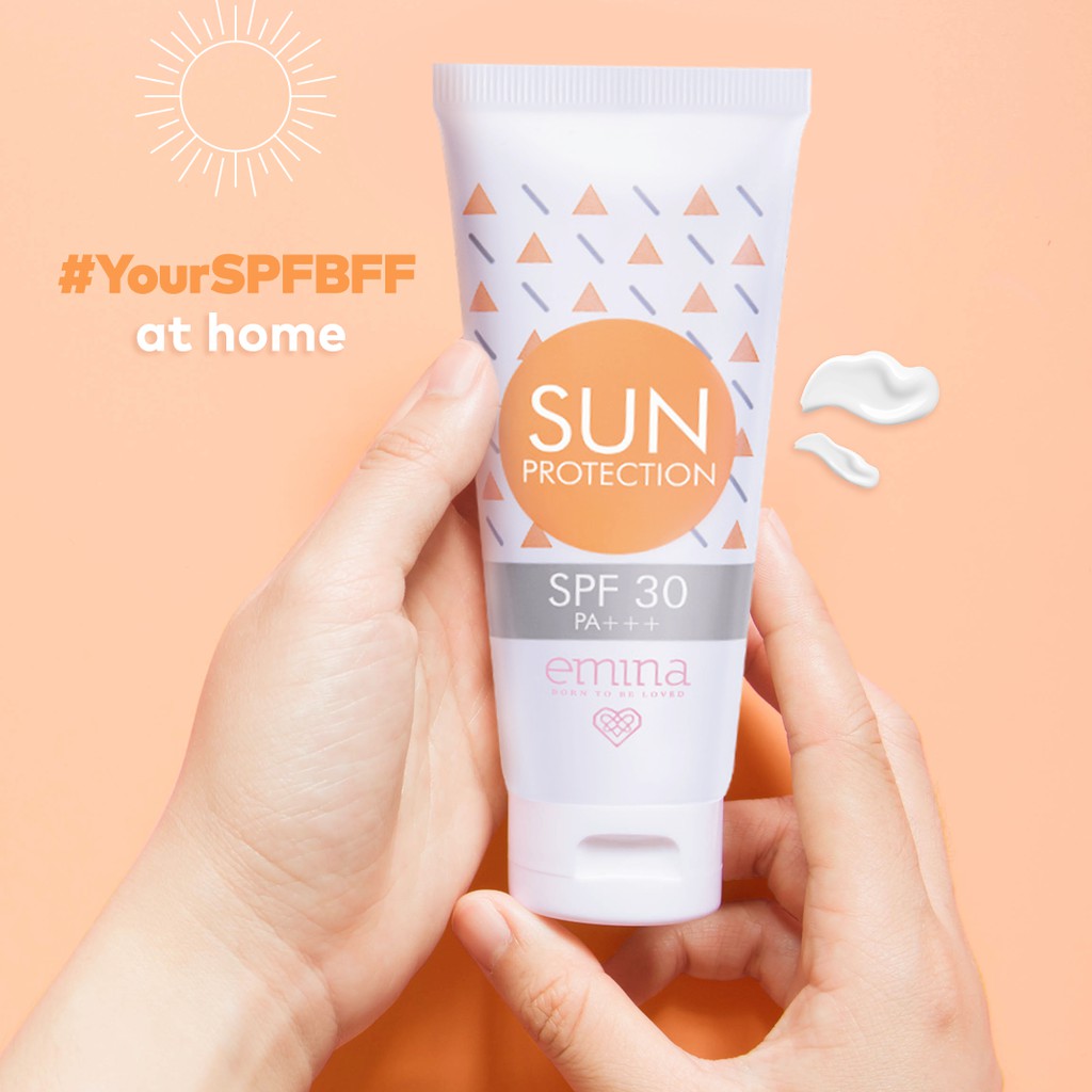 Emina Sun Protection SPF 30 PA ++ 60ml Shopee Indonesia