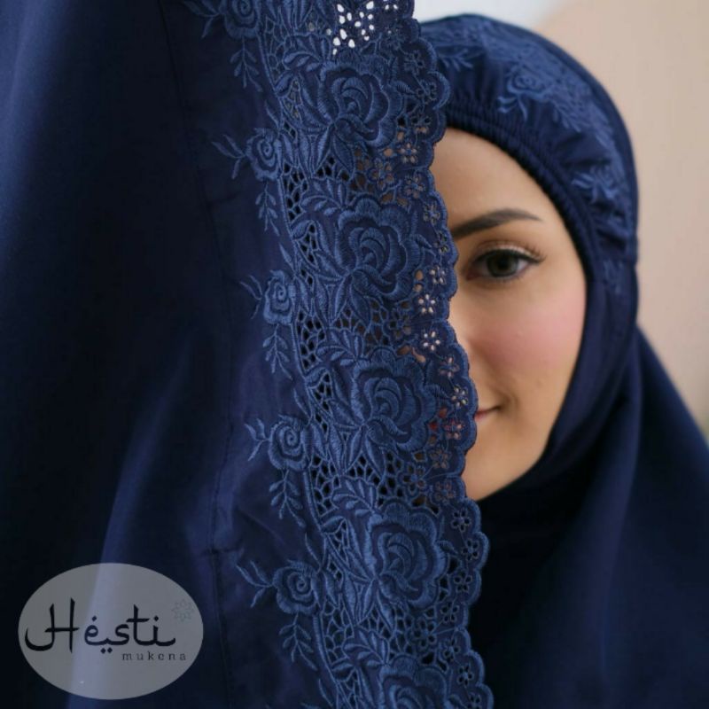 MUKENA DEWASA KHADIJAH NAVY | MUKENA HESTI