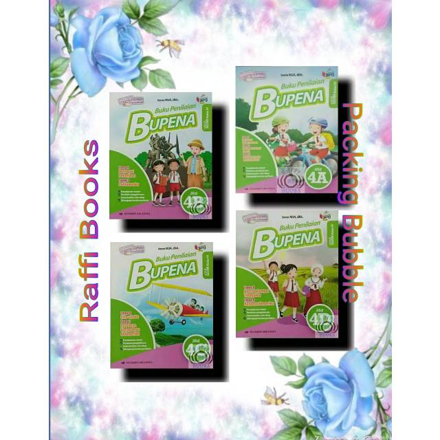 Paket Bupena Kelas 4 SD Erlangga K13N Bupena 4A,4B,4C,4D
