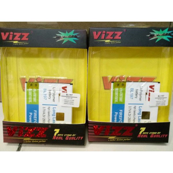 Battery Batt Baterai Vizz Lenovo BL197 A798T S868T A800 Double Power