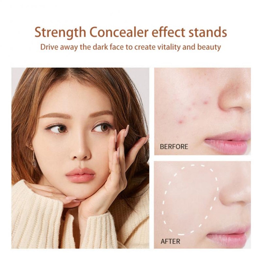 SHINE STAR - Lameila Liquid Concealer Matte Tahan Lama &amp; Waterproof / Make Up Penutup Noda Pada Wajah