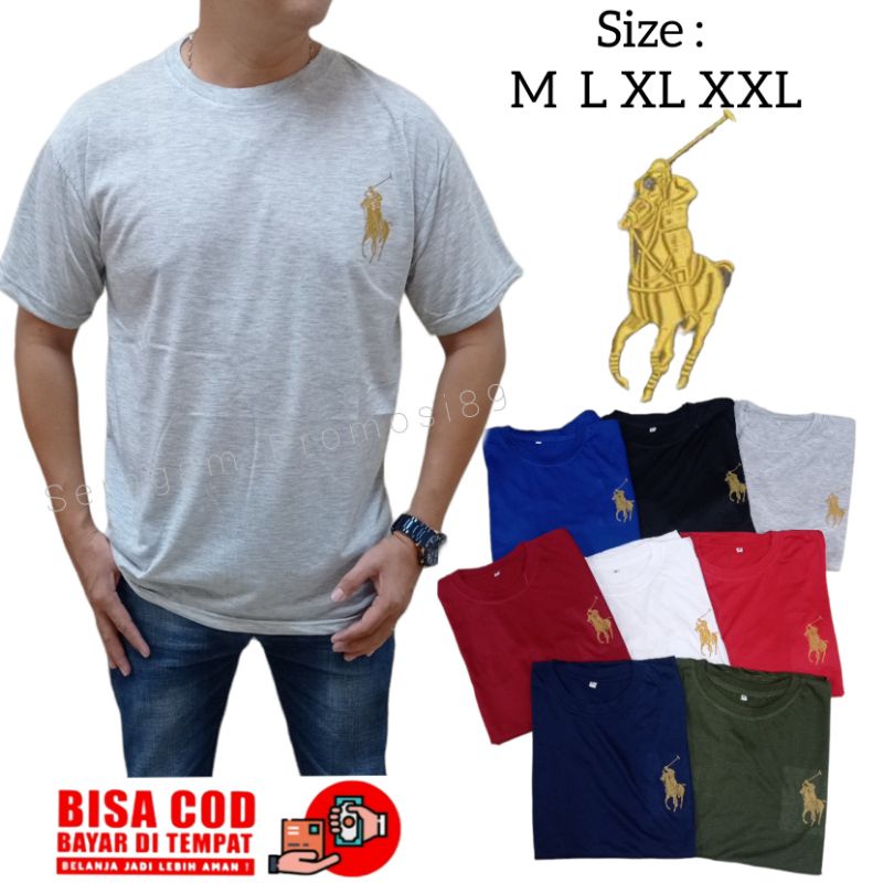 BAJU OBLONG PRIA POLO - kaos katun pendek pria - kaos Tshirt pria - kaos polos pria