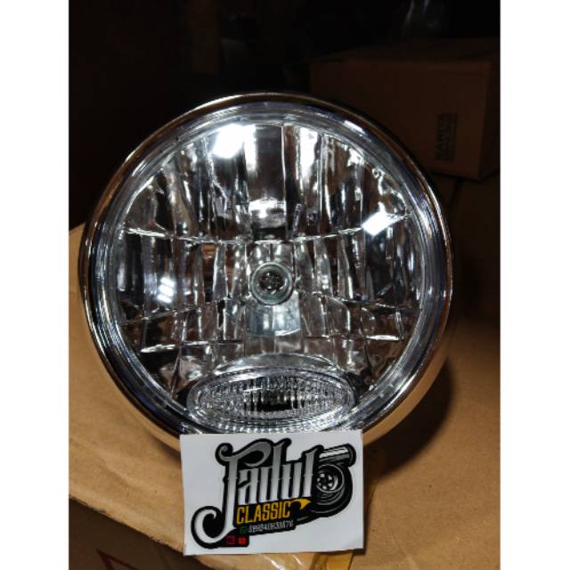 Reflektor lampu depan assy vixion lam