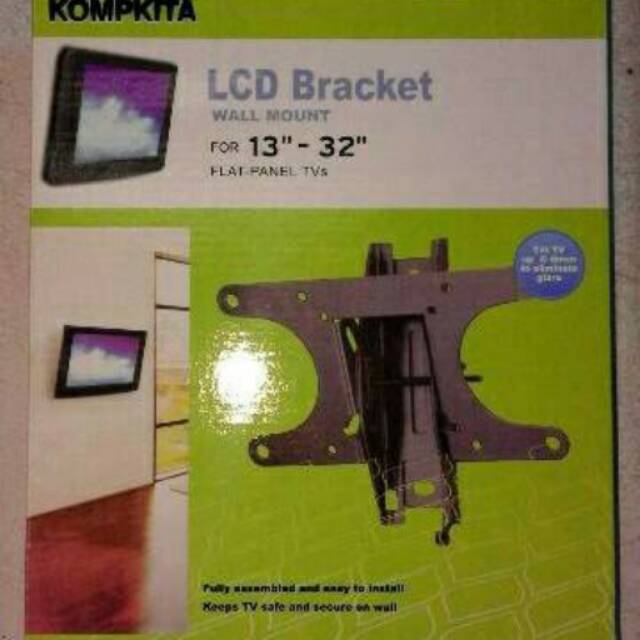 breket/bracket tv led/lcd 13"-32" sanus