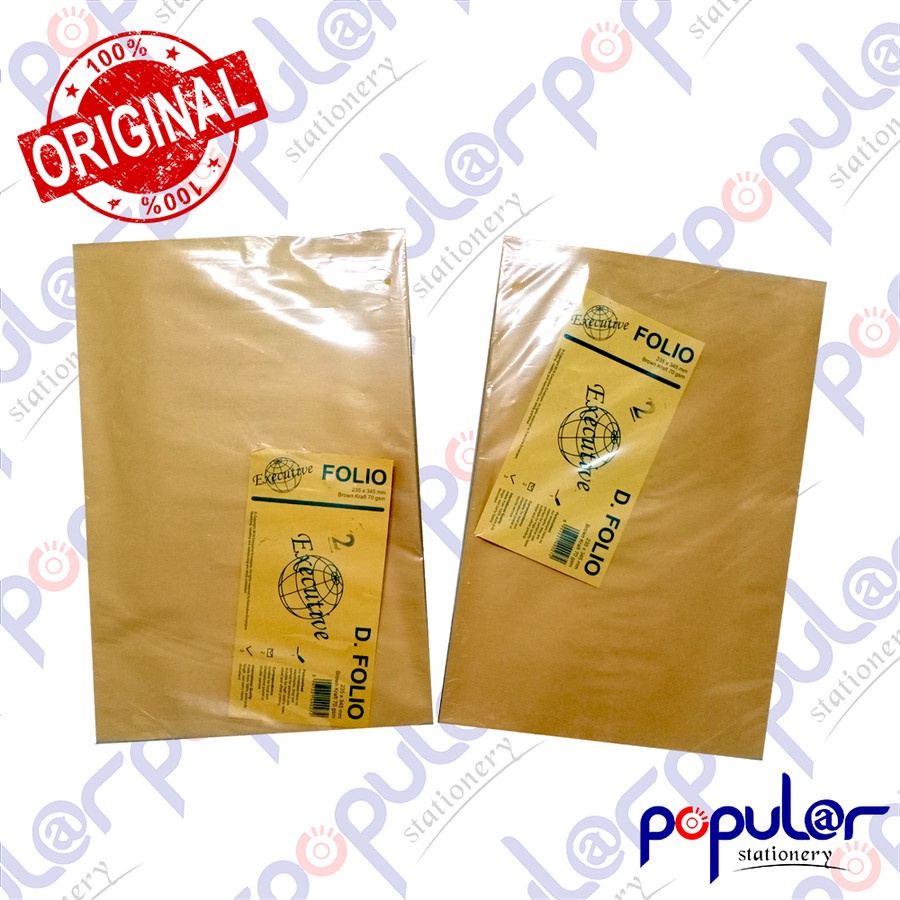 

Amplop Coklat Polos Samson D - 24 x 35 CM ( Isi 10 Lembar )