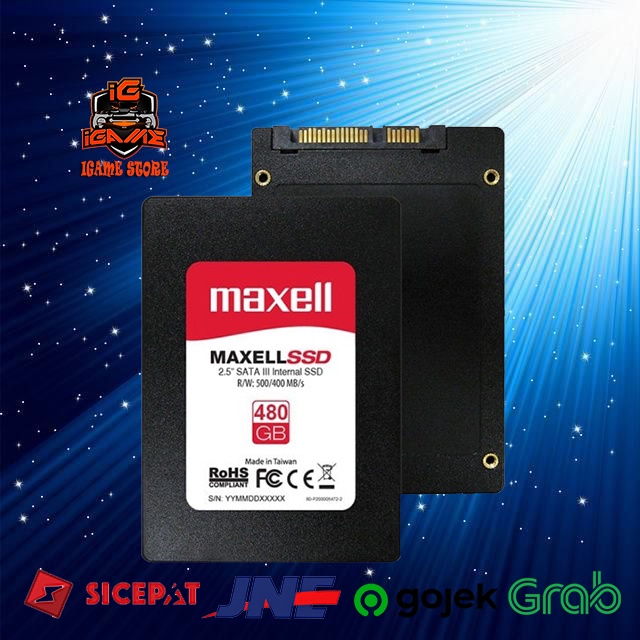 SSD MAXELL 480 GB 2.5&quot; SATA III Internal SSD R/W : 500/500 MB/s MANTAF GAN