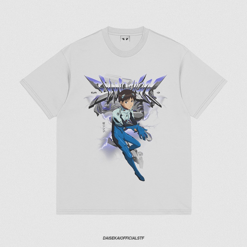 SHINJI EVANGELION DAISEKAI VINTAGE OVERSIZE TEE