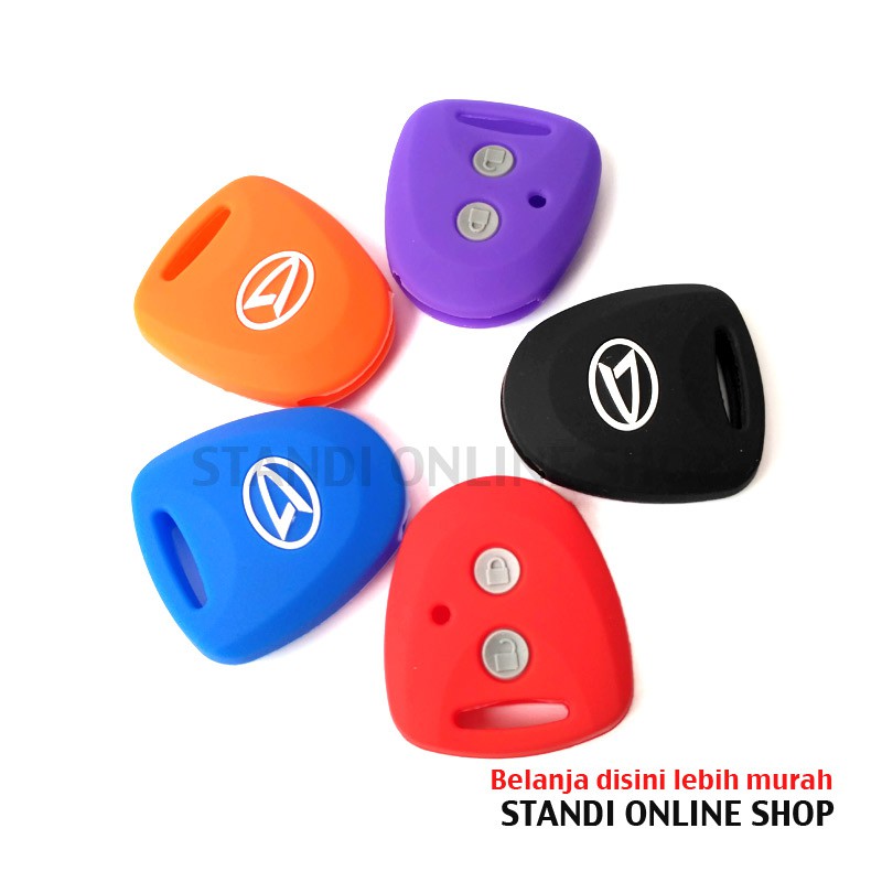 Kondom Kunci Silikon Remote Keyshirt Daihatsu Grand New Xenia Orange