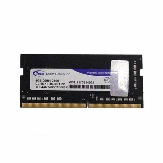 RAM Team Elite SO-DIMM 4GB DDR4 2400Mhz / Memory Laptop DDR4 4GB PC21300