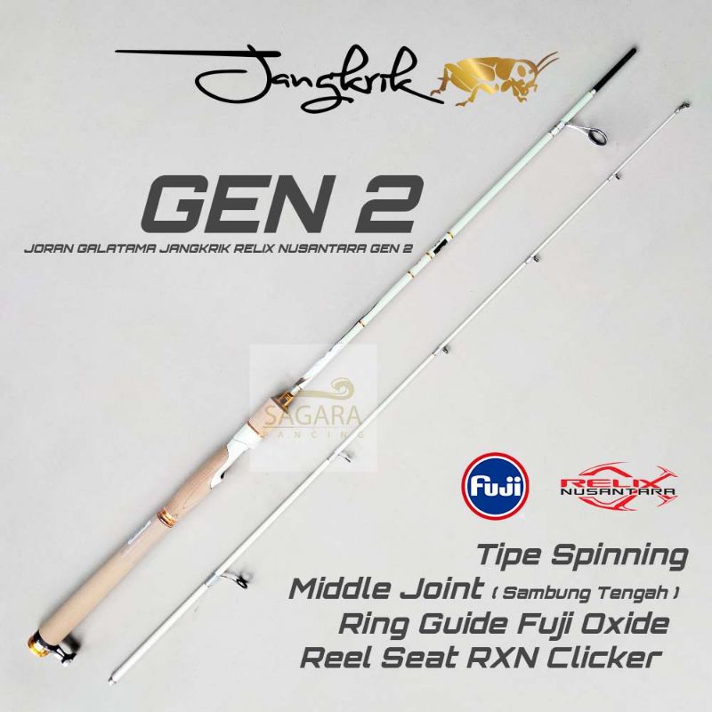 Joran JANGKRIK 562ML Gen 2 Ring Guide FUJI - Relix Nusantara