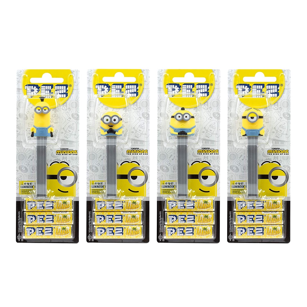 PEZ CANDY MARIO BROSS / Pooh / Eeyore / Tiger Minions NEW 2022 the rise of Gru / TOM &amp; JERRY / permen karakter / car / PEZ FROZEN / PEZ emoji / MICKEY / MINNIE