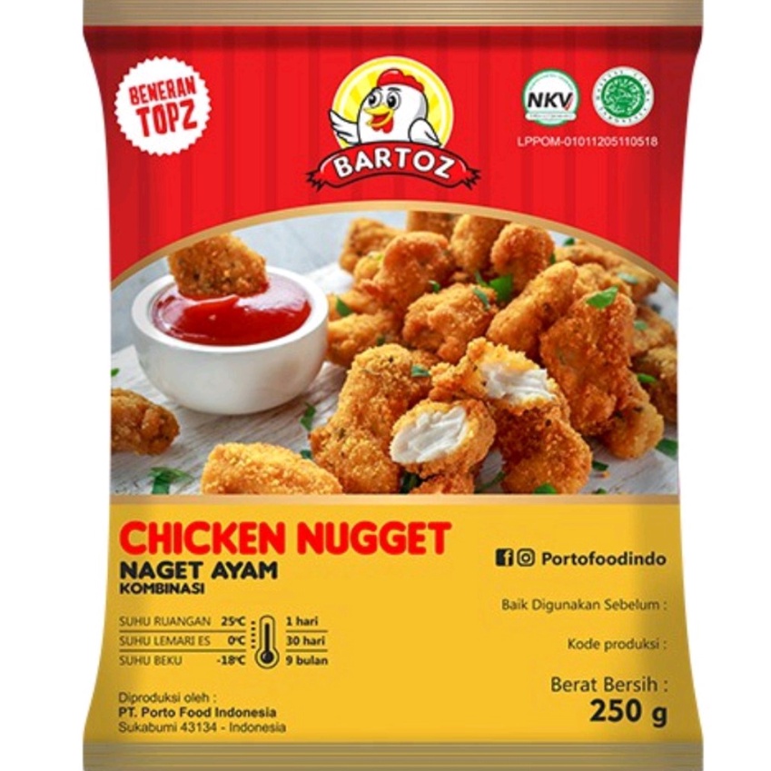 

Nugget Ayam Bartoz 250gr