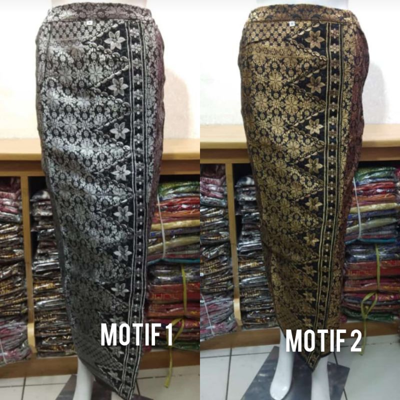 Rok songket jadi rok songket bordir bawahan tunik / rok songket bordir premium / rok songket adat