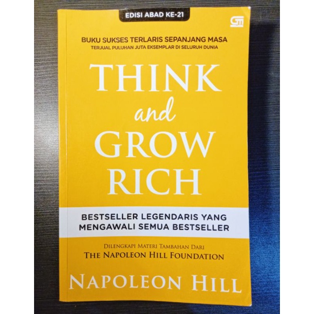 

Buku second ASLI《 THINK AND GROW RICH (EDISI ABAD KE-21)》