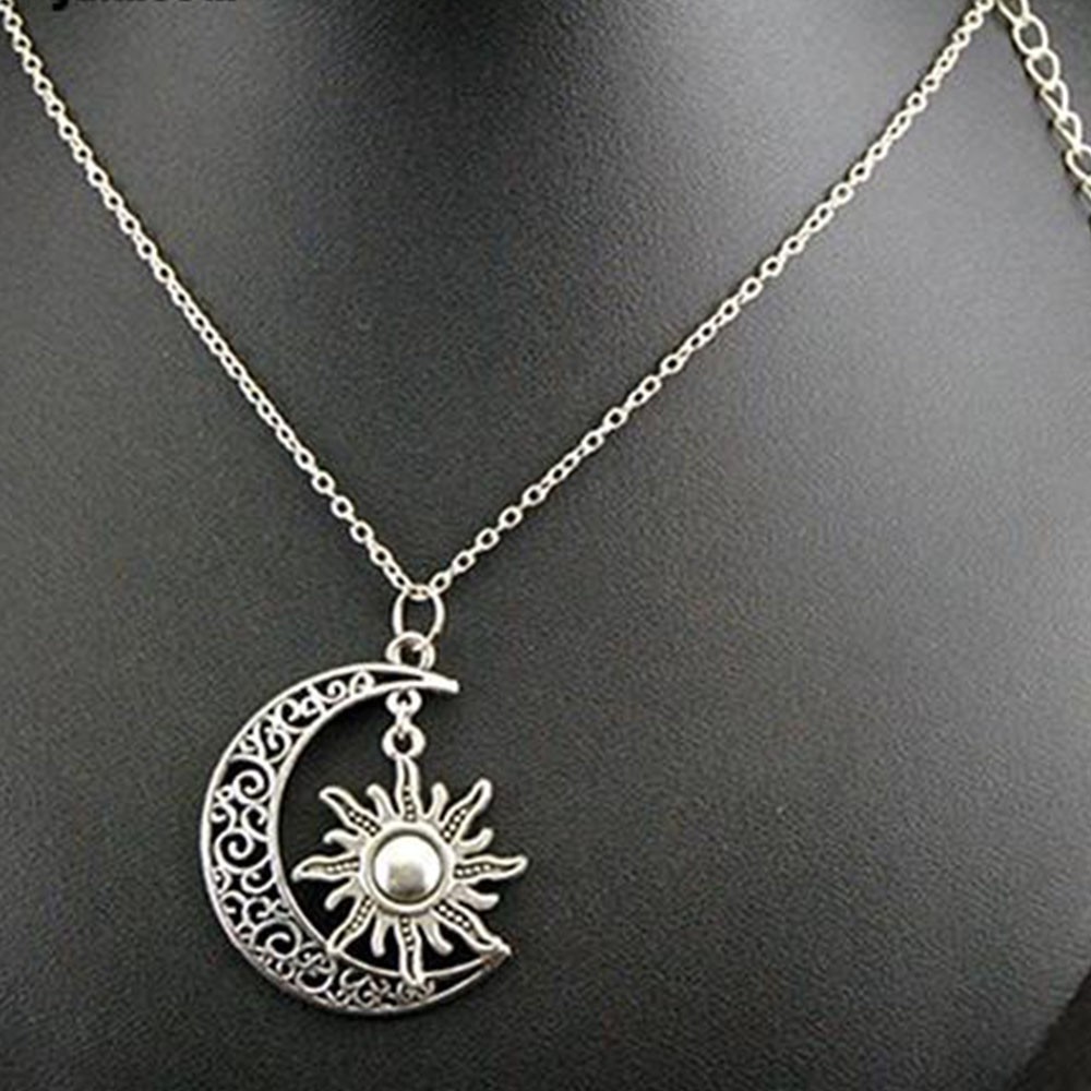 【COD Tangding】Song of Ice Fire Necklace of My Life Moon and Sun and Stars Long Chain Nekclaces Jewelry