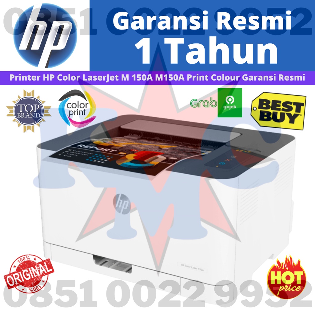 PRINTER HP COLOR LASERJET M 150A M150A PRINT COLOUR GARANSI RESMI