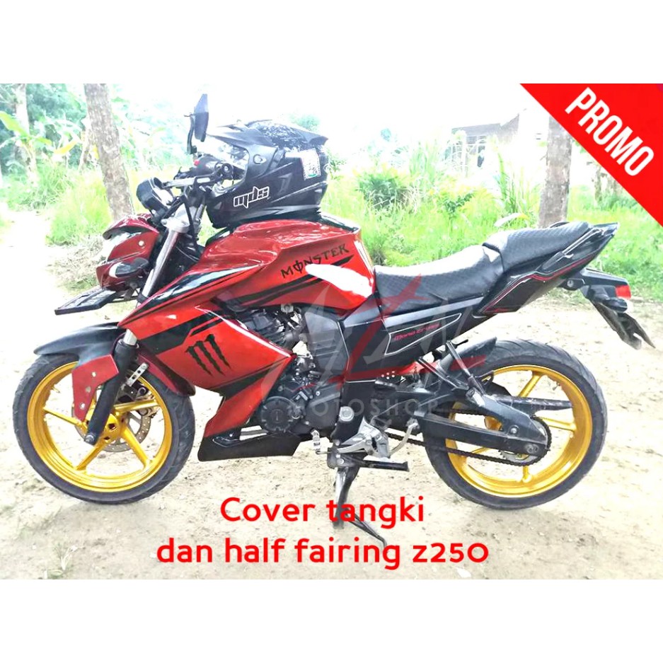 Kondom Tangki Dan Half Fairing Byson Model Z250 Shopee Indonesia