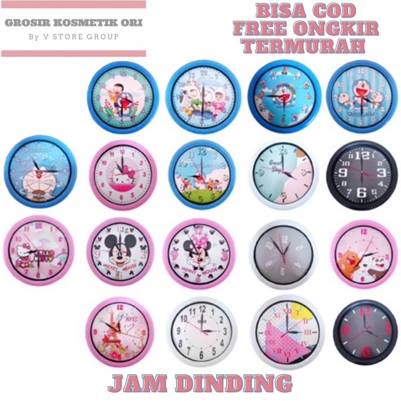 BESAR Jam dinding karakter murah bagus
