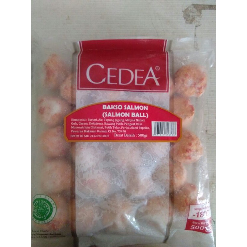 

Cedea Bakso Salmon/Salmon Ball/500g (Bandung)