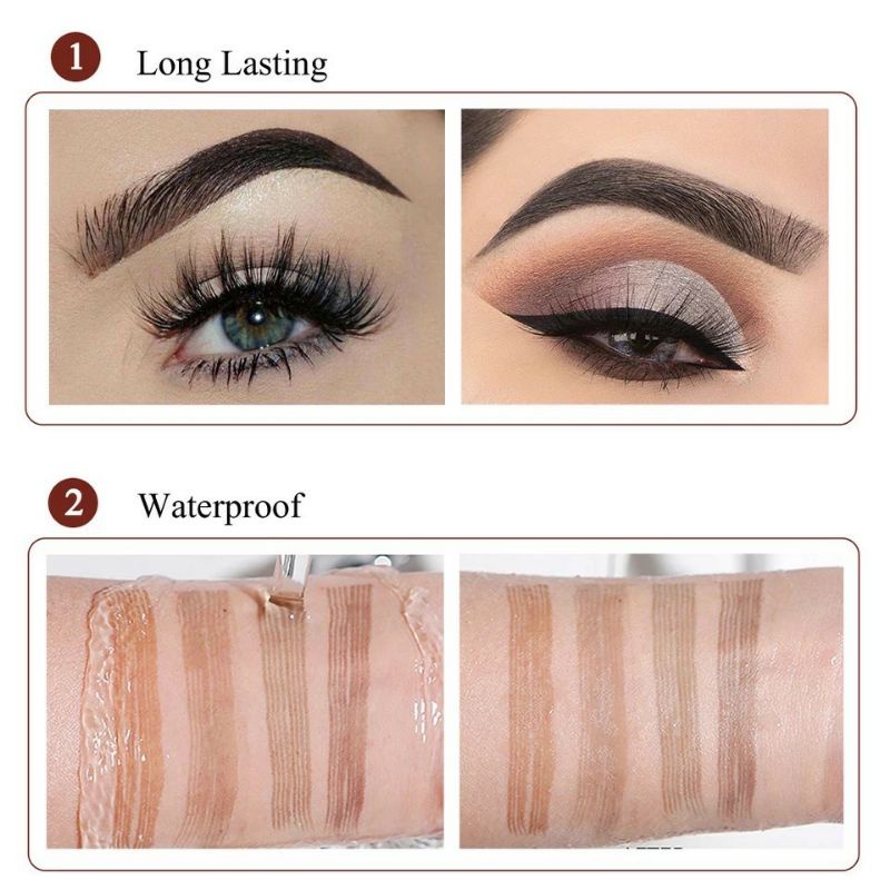 Pensil Alis Waterproof Four Tip Eyebrow Otomatis Pensil Alis Otomatis Fork Tip Eyebrow Kosmetik Mata