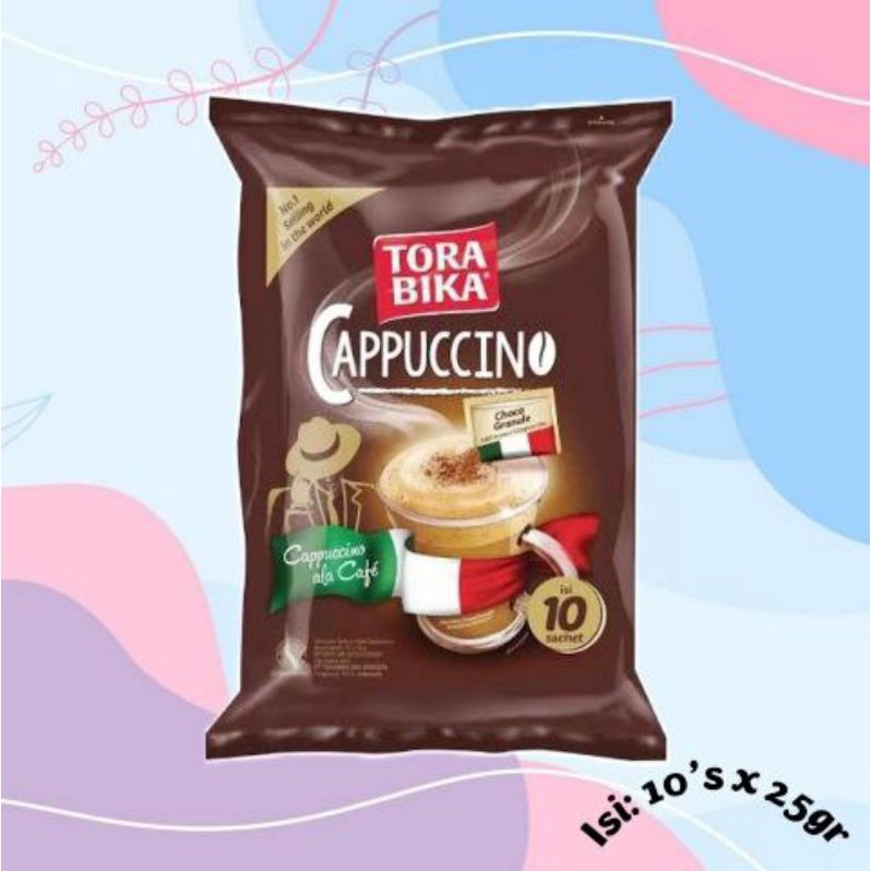 

torabika cappucino with choco granule 10sachet x 25gr kopi instant