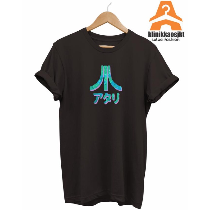 BAJU - KAOS RETRO CLASSIC ATARI JEPANG LOGO - TSHIRT ATARI GAME