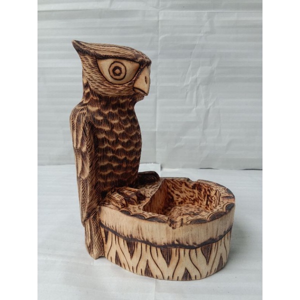 Asbak miniatur Burung hantu