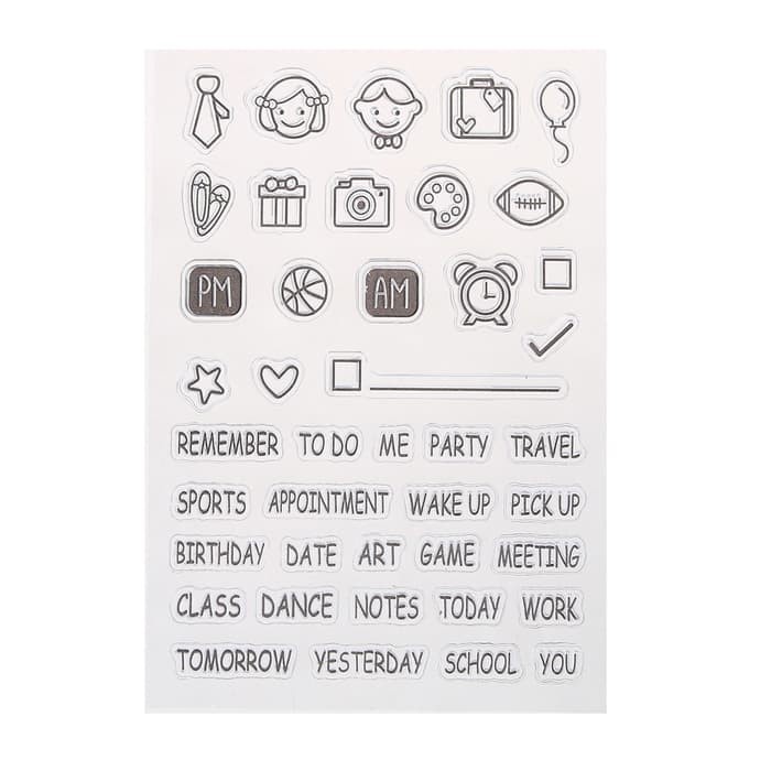 PLANNER CLEAR STAMP