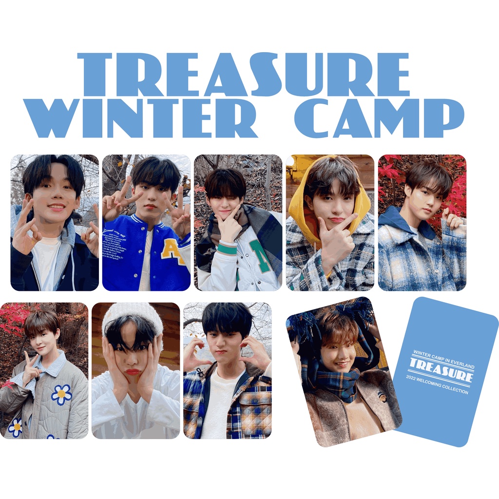 PHOTOCARD TREASURE WINTER CAMP Ready Stock