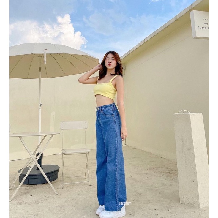 Highwaist Kulot Jeans Wanita Rawis // Celana jeans wanita//Celana panjang//Celana boyfriend wanita//kulot jeans wanita