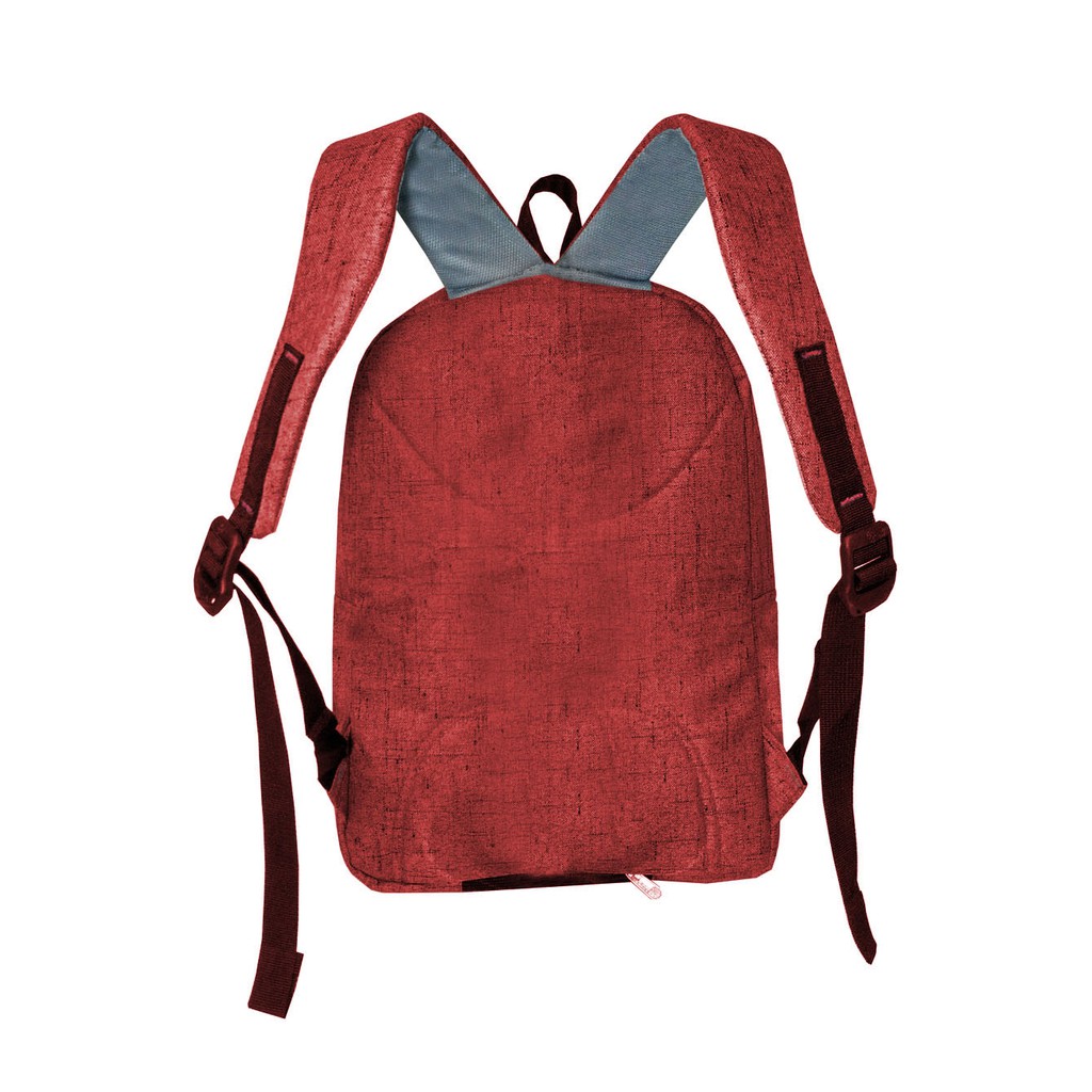 Carboni Tas Ransel Laptop 17 Inchi MA00057 Polyester Serat Sintetis Original - Red + Raincover