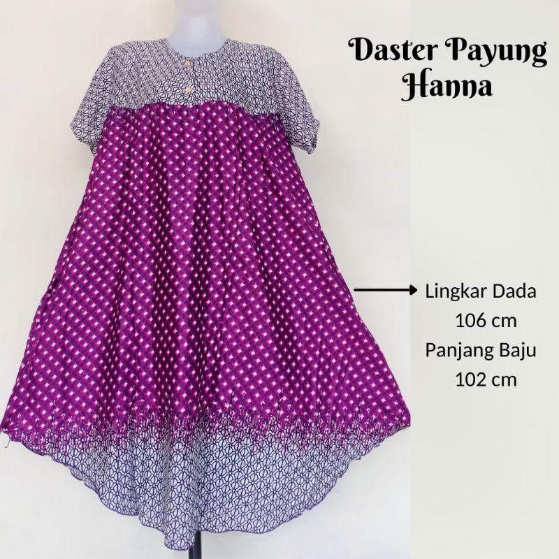 DASTER MURAH DEWASA PENDEK / DASTER PAYUNG _ BAHAN KATUN RAYON VISCOSE _ DASTER PAYUNG MOTIF