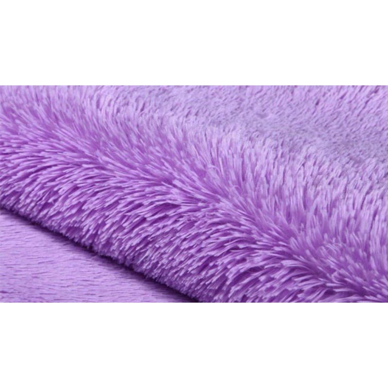 SAJADAH ANAK UK 50x90cm BULU RASFUR TEBAL BUSA 3CM-Ungu Lavender