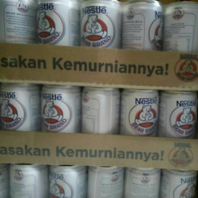 

Minuman Susu beruang Bear Brand Nestle Kaleng 189 ml Susu Sterilko