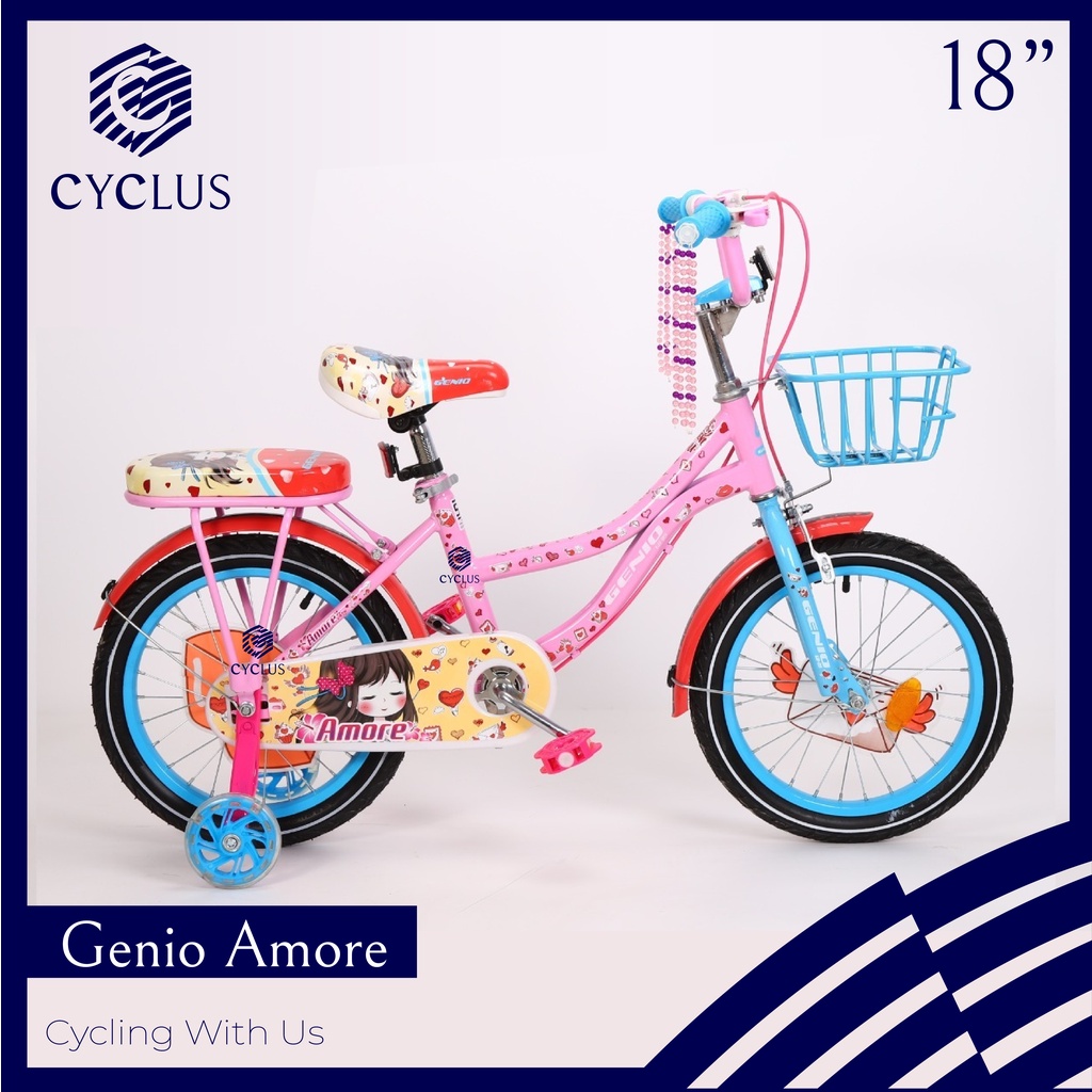 Sepeda Anak Genio Amore 18 Inch Perempuan