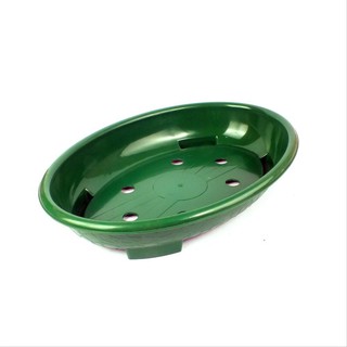  Pot  Bunga  Bonsai Oval  Plastik Hijau Limited Shopee Indonesia