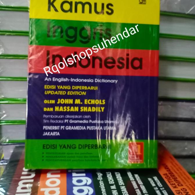 $DISKON$ KAMUS JOHN M ECHOLS/ KAMUS INGGRIS-INDONESIA, INDONESIA-INGGRIS *P@