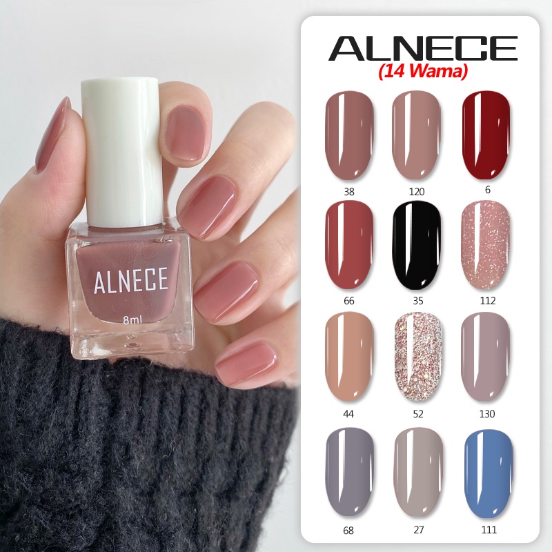 ALNECE 【Bisa Sholat✔️】 KUTEK/PEEL OFF/ BERBASIS AIR KUTEKS/ UNTUK SOLAT CAT KUKU HALAL MUSLIMAH