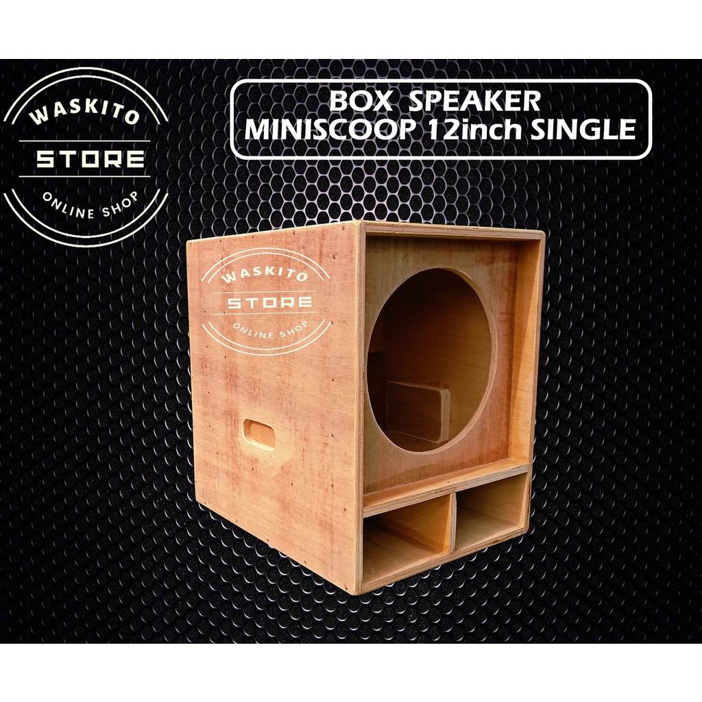 Box Speaker Miniscoop 12 Inch Single