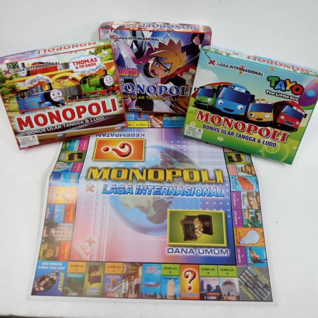 Mainan Monopoli/Mainan edukasi anak monopoli